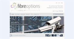 Desktop Screenshot of fibre-options.com