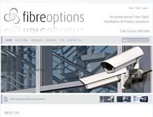 Tablet Screenshot of fibre-options.com